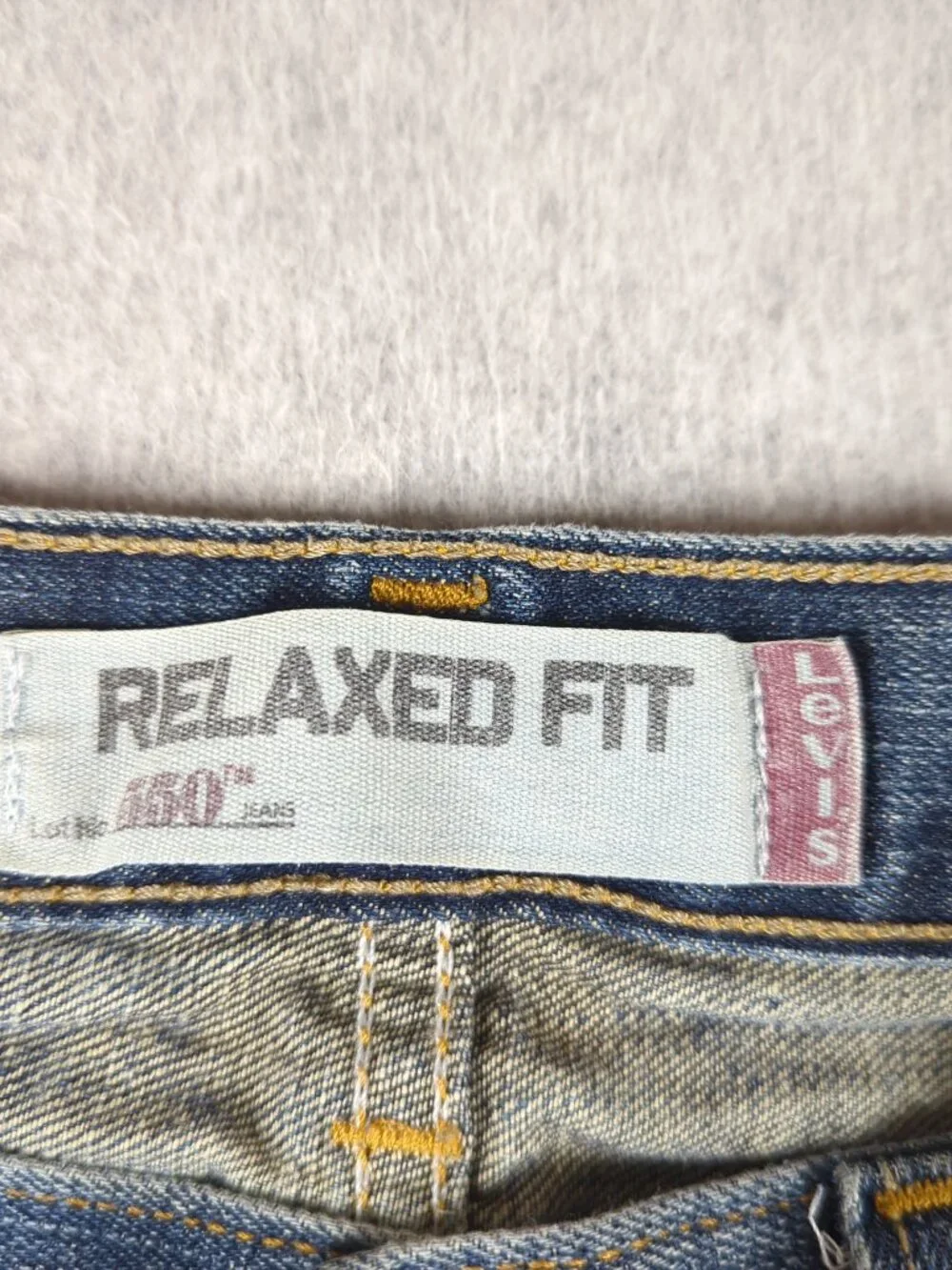 Levi's 550 Jeans Men's 32x32 (Fit 32x31) Blue Denim Relaxed Fit Straight Leg